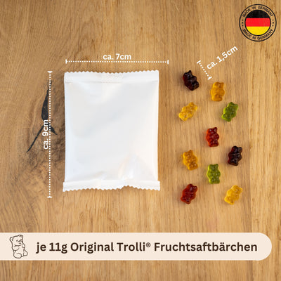 Fruchtgummi Päckchen - Blanko - Weiß