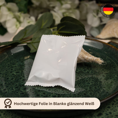 Fruchtgummi Päckchen - Blanko - Weiß